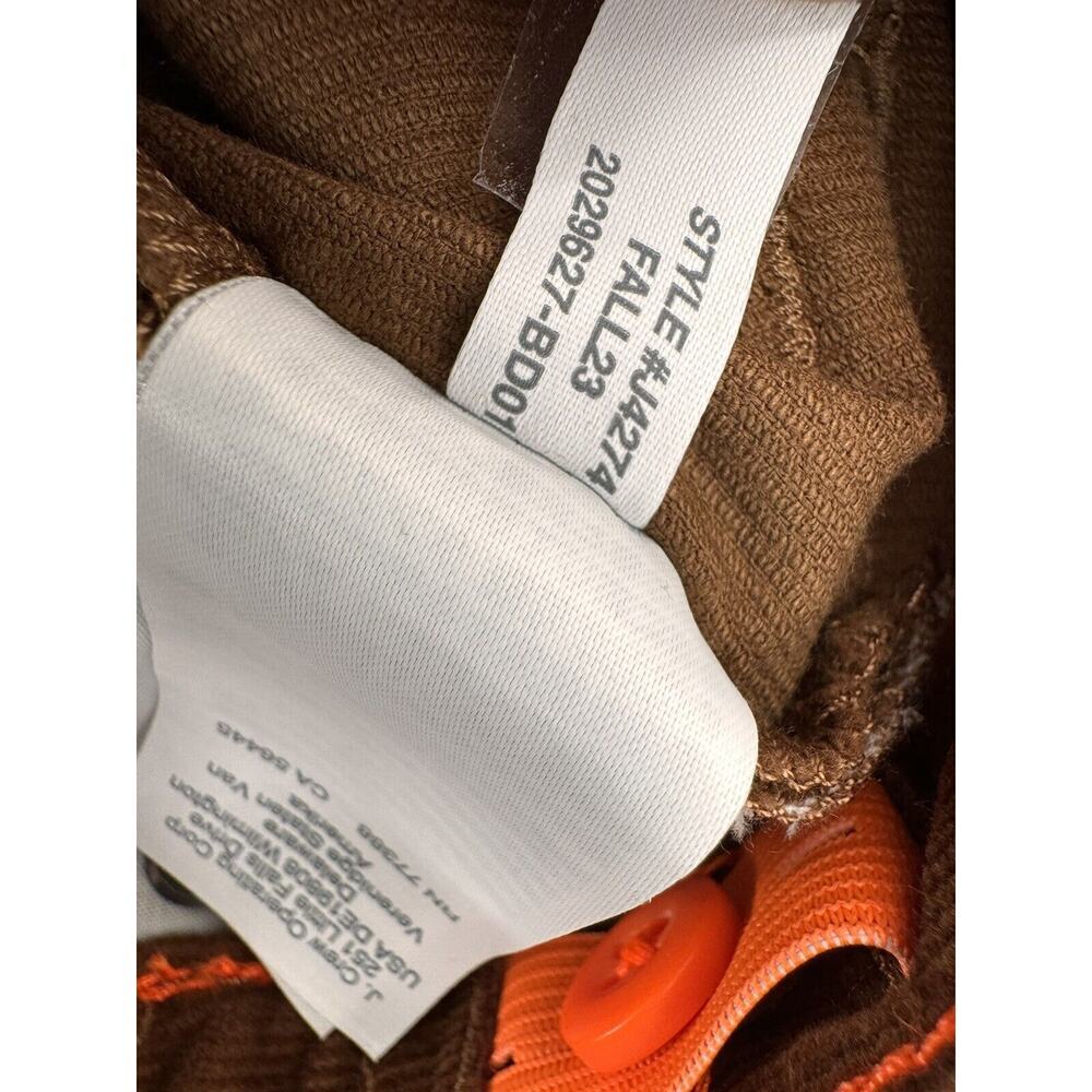 Crewcuts Corduroy Slim Flex Pants Boys Size 3 Dark Acorn Brown Holiday NWT $60 - Picture 7 of 11